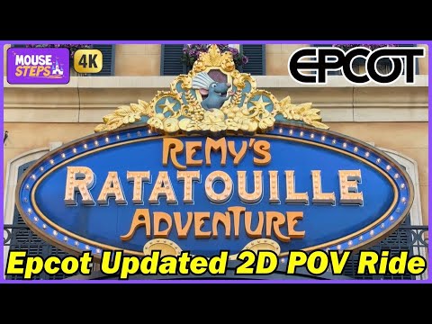 Remy’s Ratatouille Adventure 2D POV Ride (4K) at EPCOT France Pavilion 2026