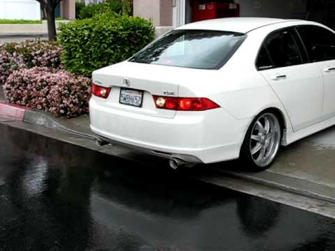 Heeltoe Install : 2006 Acura TSX 5AT with A'PEXi WS2 Cat-back