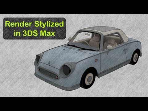 Render Stylized & Cartoony in 3DS Max with no plug-in