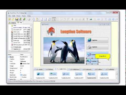 AutoRun Pro Enterprise - How to create an autorun cd menu.