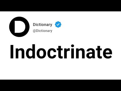 Indoctrinate Meaning In English