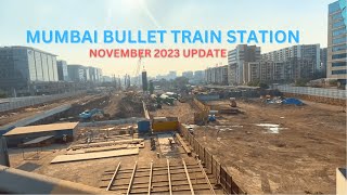MUMBAI BULLET TRAIN STATION NOVEMBER 2023 PROGRESS | BKC STATION