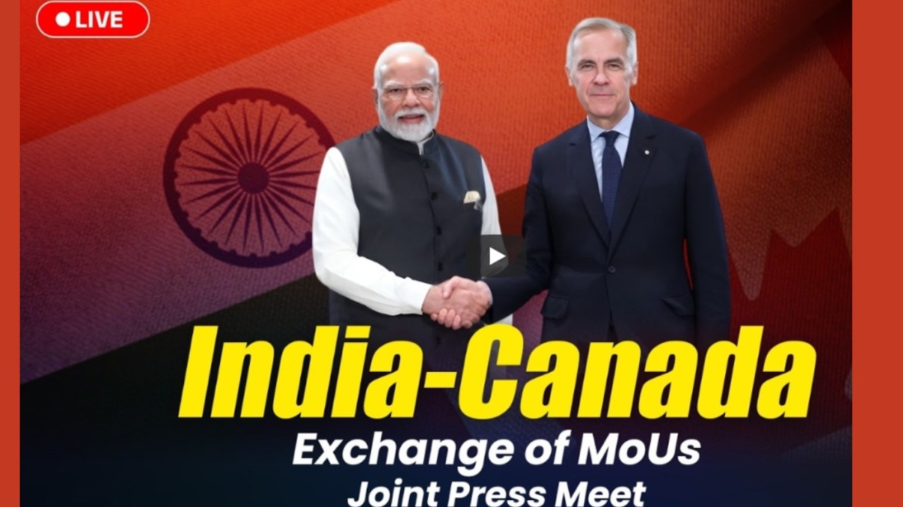 LIVE: India–Canada Exchange of MoUs | Joint Press Statements