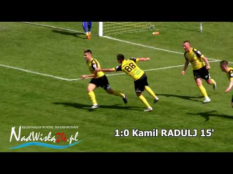 20.04.2019 BRAMKI: Siarka Tarnobrzeg - Widzew Łódź 1:1