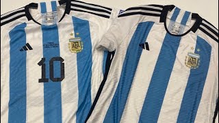 Diferencias entre camiseta de China vs Oficial de la Selección Argenti