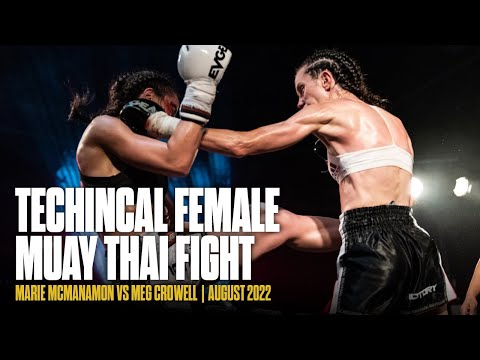 🔥 TECHNICAL FEMALE MUAY THAI FIGHT! Marie McManamon vs Meg Corwell | VICTORY 9 | August 2022