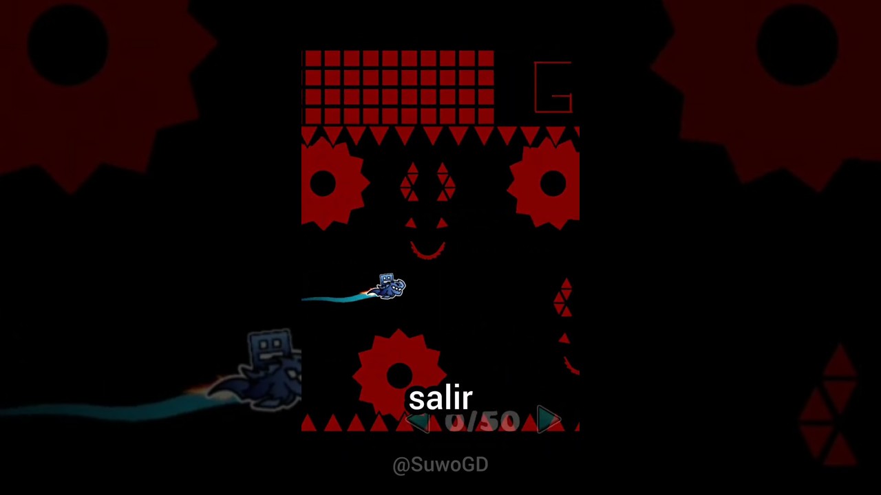 Se vuelve fácil o difícil la nave  #shorts #gd