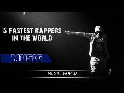 5 fastest rappers of the past and present 🎶🎤