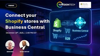 Webinar: Connect Your Shopify Stores with Business Central
