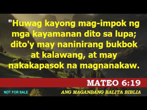 Magandang Balita Biblia - Mateo 6
