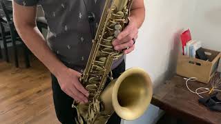 Video thumbnail for Selmer Reference 54 Tenor Saxophone Demo, www.dcsax.com by DC Sax