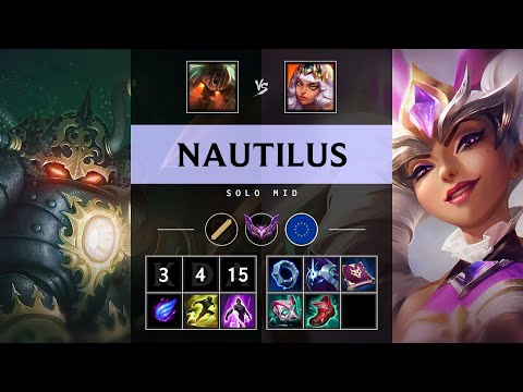 Nautilus Mid vs Qiyana - EUW Master Patch 25.17