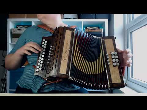 The Battle Of Prague (František Kocžwara) Polka SLOW | Melodeon/Diatonic Button Accordion Mel Biggs