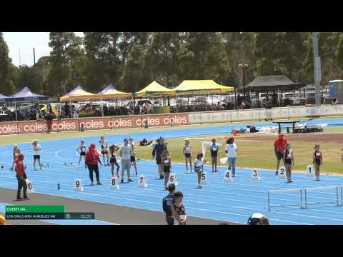 Girls U10 60m Hurdles Heat 7: 2025/26 State Combined Event Championships