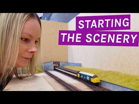 Llanwyddyn in TT120: A Quick & EASY Way To PAINT Stone Walls