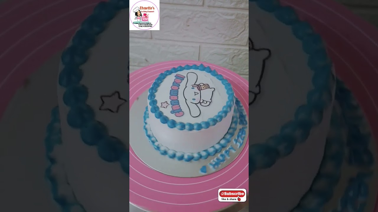 Cinnamoroll Cake by Elynette's Cooking Channel