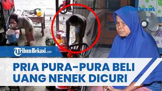 Modal Usaha Rp700 Ribu Raib Dicuri Pembeli, Nenek Penjual Nasi Uduk di Bekasi Tak Bisa Jualan