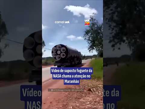 Vídeo de suposto foguete da Nasa chama a atenção no Maranhão