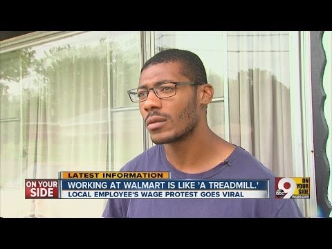 Working at Walmart like 'running on a treadmill'