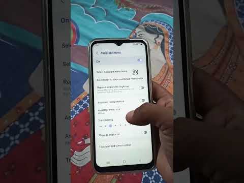 Assistant menu in Galaxy a14 5g | How to turn on and customize Assistant menu size 😋 #shorts