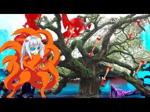 Loli de nove rabos e arvore lenhadora | Paladins