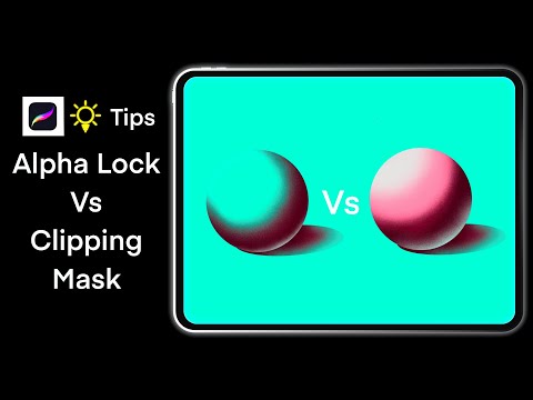 How to use Alpha Lock and Clipping Mask in Procreate | Procreate Tips and Tricks