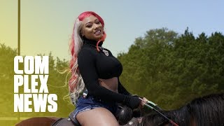 Megan Thee Stallion Rides a Stallion at SXSW