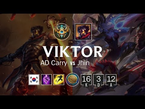 Viktor Bot vs Jhin - KR Challenger Patch 8.23
