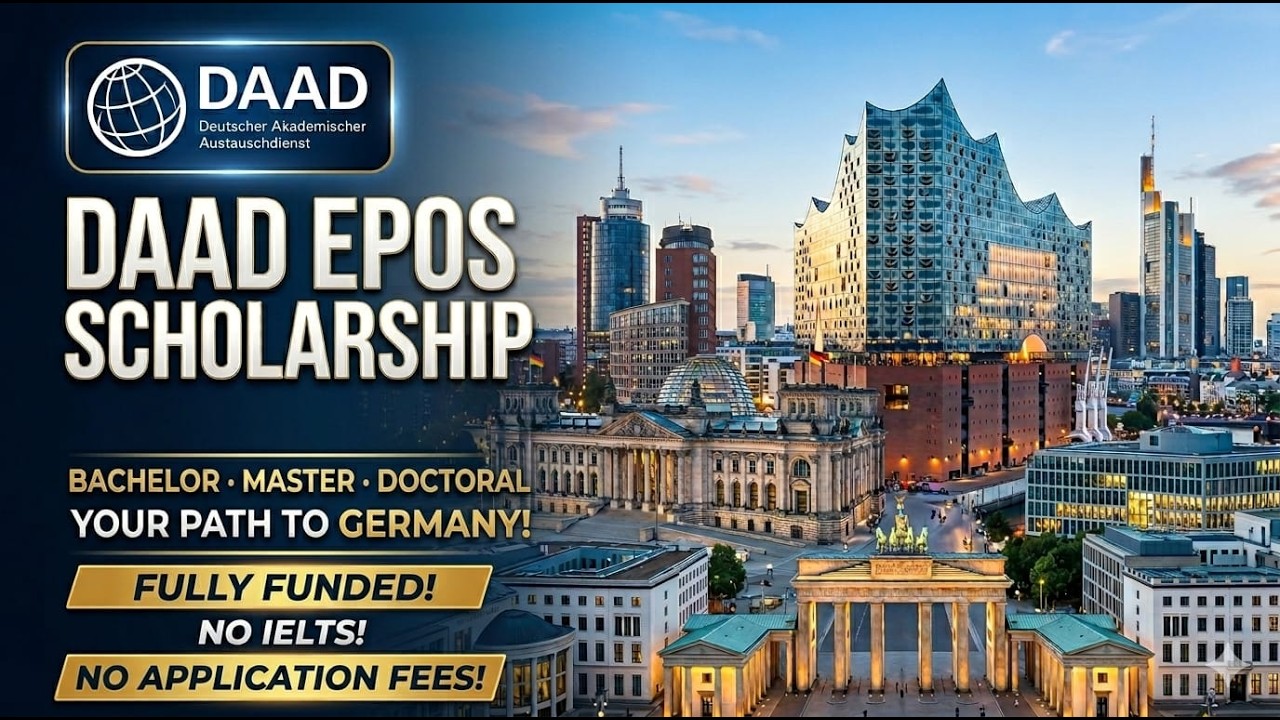 DAAD Germany Fully Funded Scholarship 2026  | Bachelor, Master, PhD | EPOS Program Guide