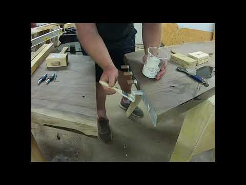 Festool Domino Joiner on a Black Walnut Counter