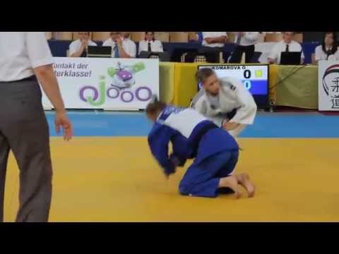 ECJ Berlin 2014  -48 kg Eliminatory Komarova (RUS) - Tessmann (GER)