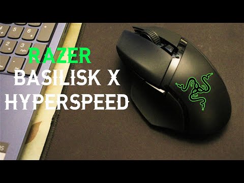 Razer BASILISK X HYPERSPEED unboxing and SETUP!!