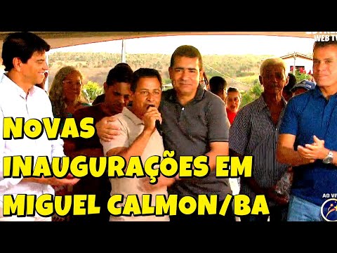 Prefeito Sampaio inaugura novos calçamentos no povoado da Faísca em Miguel Calmon/Ba │ 25/10/2025