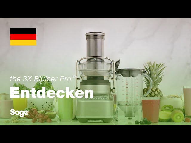Vidéo teaser pour The 3X Bluicer™ Pro | Verwöhnen Sie Ihre 10.000 Geschmacksknospen mit Frische | Sage Appliances DE