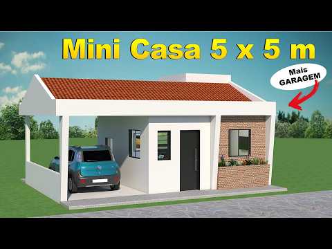 Mini House 5x5 meters plus garage - Tips on how to make...