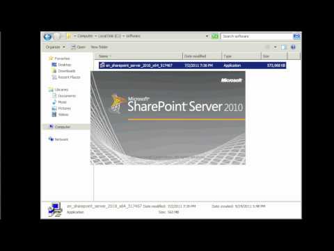 comment installer sharepoint 2013