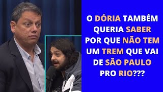 O MINISTRO DA INFRAESTRUTURA TARCSIO DO GOVERNO BOLSONARO EXPLICA A DVIDA DO GOVERNADOR JOO DRIA