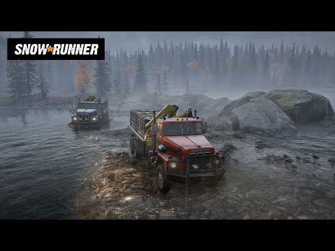 Snowrunner Walkthrough Part 20 in Co-op I Threatening Accident and Repair the truck. [1440p 60FPS]