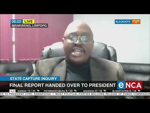 Discussion Final State Capture report handed over to president