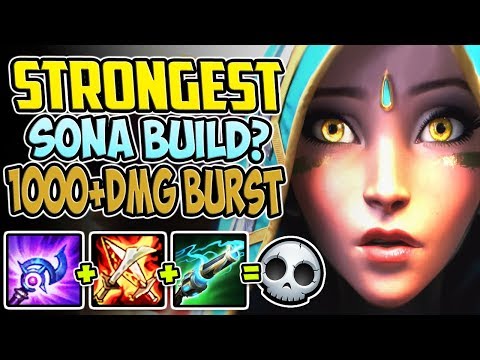 STRONGEST SONA BUILD? | 1000+ DAMAGE BURST IS ALWAYS OP | Sona Support S8 Gameplay League of Legends