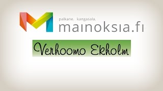 preview picture of video 'Verhoomo Ekholm'