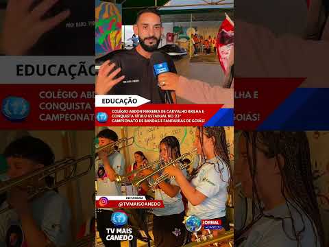 Colégio Abdon Ferreira conquista título estadual no 23º Campeonato de Bandas e Fanfarras de Goiás!