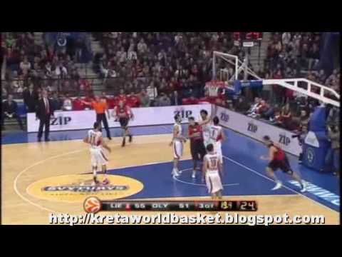 Euroleague 2010 - Week 8 : Lietuvos Rytas - Olympiacos Piraeus 83-89 (16-12-09) highlights