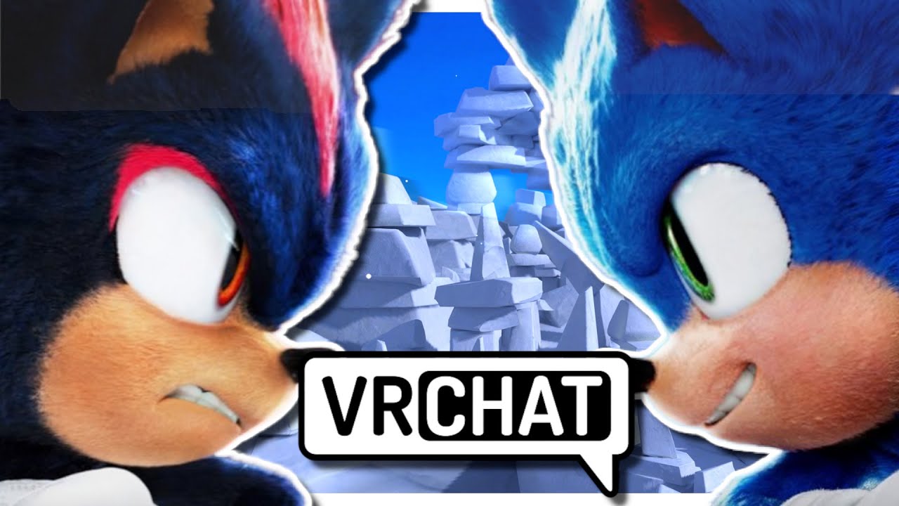 Movie Shadow Vs Movie Sonic REMATCH in VR CHAT!