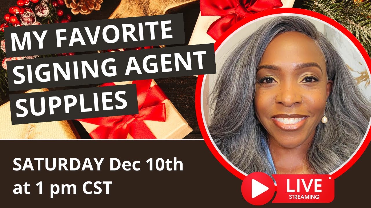 My Favorite Notary Signing Agent Supplies!