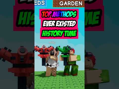 HISTORY OF METHODS In Grow A Garden ft. ⁨@milkymochichan #growagarden