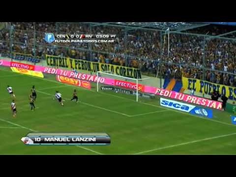 Gol de Lanzini Rosario Central 0-1  River Fecha 2 Torneo Final 2014