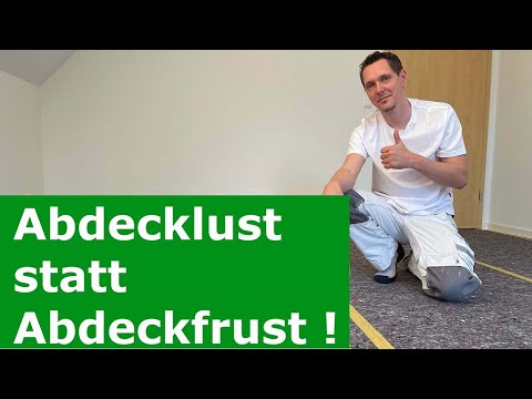 Fußboden richtig abdecken mit Abdeckvlies !