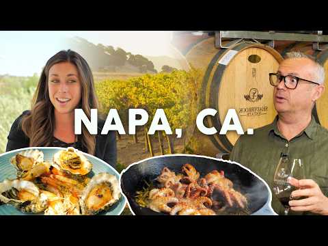 Shrimp on the Barbie - NAPA STYLE! Aussie Foodie In Wine Country | Deluxe Tasting, Grilled Seafood