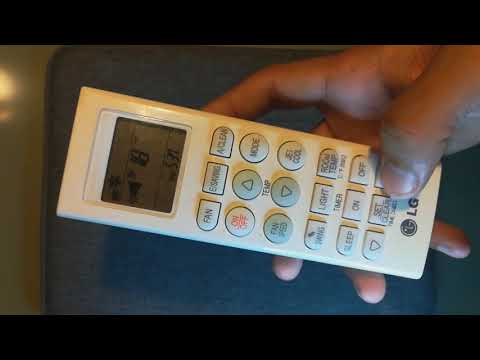 How to use LG AC Remote Control | Dual Inverter Remote Functions